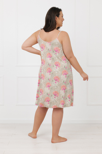 Nočná košeľa Harmonia Talianska móda tenké ramienka viskóza