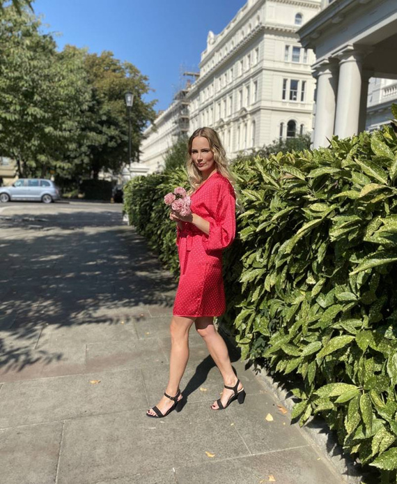 370 Laurine Forex dámsky župan - malinový