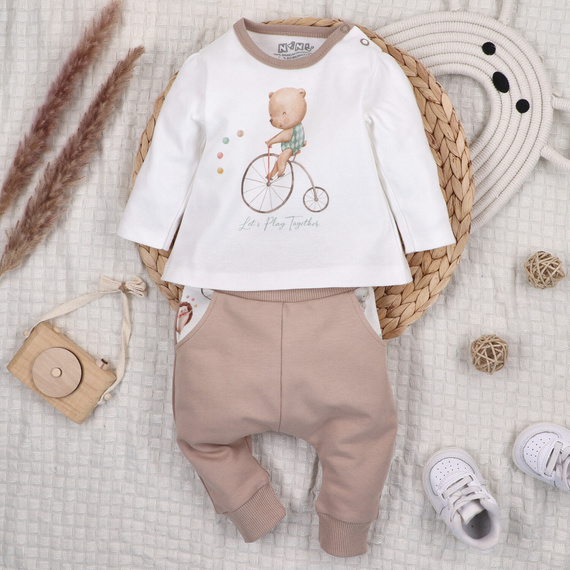 ABN-5589 Detská blúzka Circus by Nini - 100% organická bavlna, bezpečná pre pokožku, poľská výroba