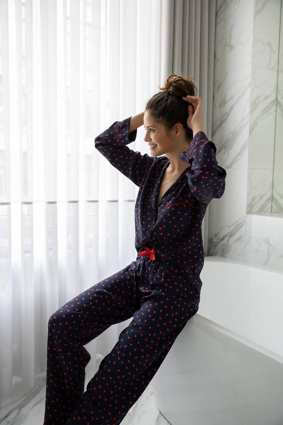 Sophia Dámske pyžamo Sensis - tmavomodré