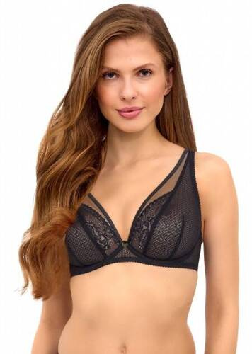2526 Lupoline čierna mäkká podprsenka
