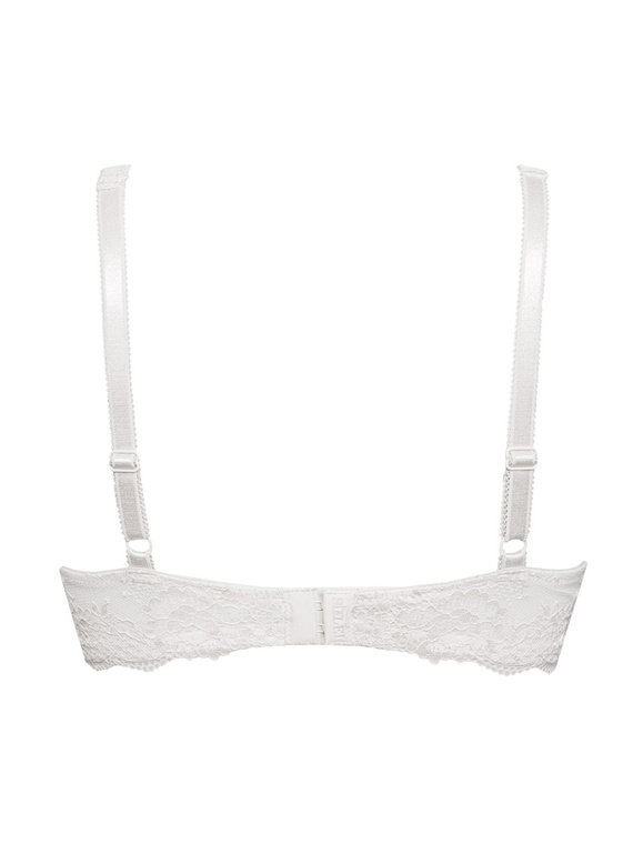 2442 Podprsenka Wonderlace - čipkovaná, mäkká, s kosticami a nastaviteľnou dĺžkou Sielei white