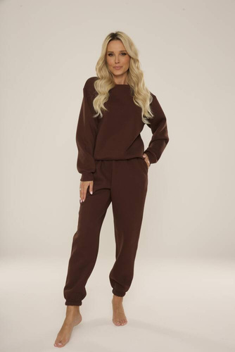 812 Indigo Forex dámska tepláková súprava - čokoládová