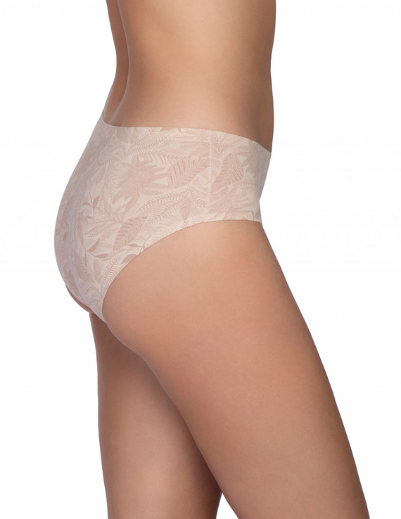 Dámske nohavičky Lama L-LC1597 BI bezšvové bavlna 2 ks béžová