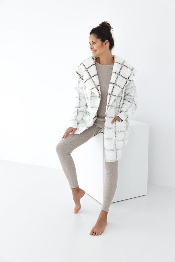 Sensis Delphine Cardigan - bielo-pruhovaný