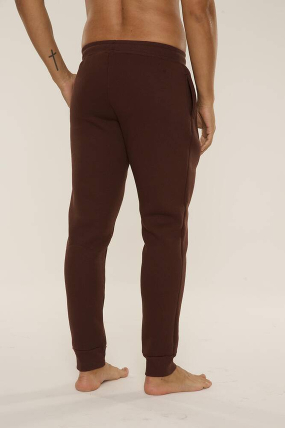 813 Indigo Pánska tepláková súprava De Lafense - čokoládová