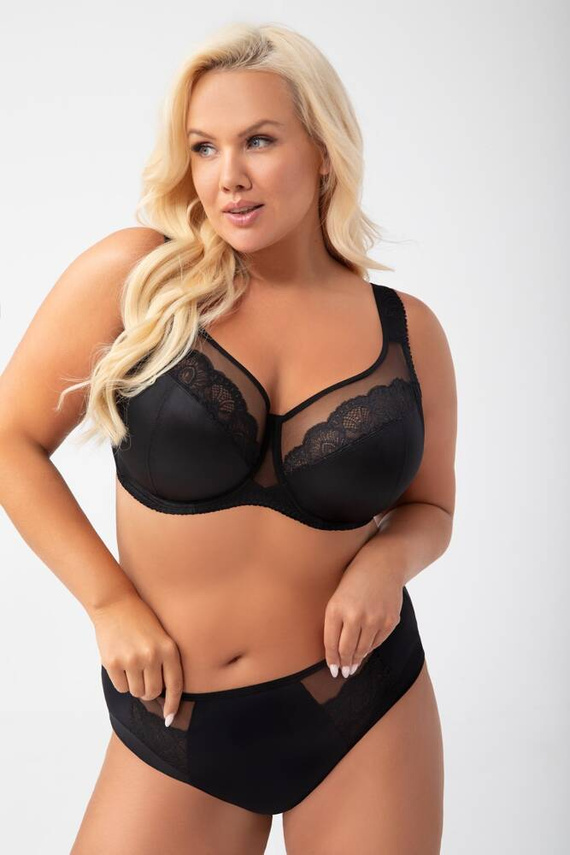 K 441 LUISSE mäkká podprsenka Gorsenia - čierna