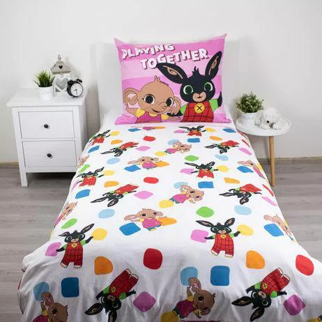 Obliečky Zajačik Bing a Sula 140x200 Jerry Fabrics bavlna