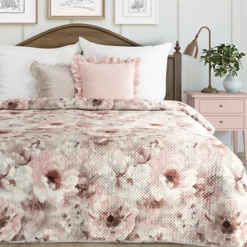 Narzuta Florina Eurofirany pudrová dekoratívna 100 % polyester elegantná