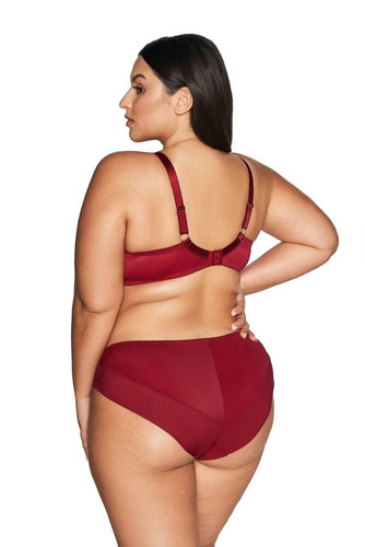 1030 Maxi Ava rubínová polovystužená podprsenka