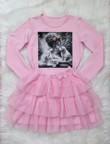 Kiss Baby blúzka Bambarillo pink jersey | Pohodlie a štýl