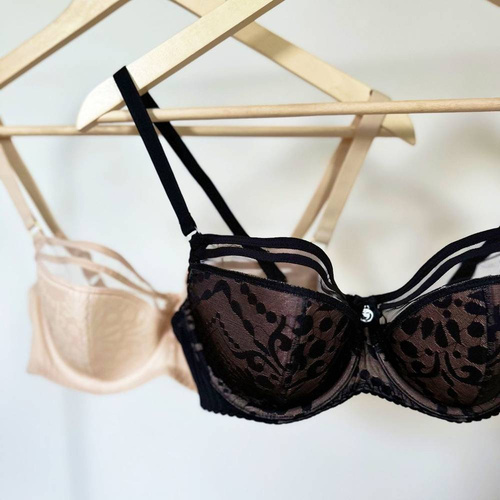 BS 1191 Bice Polovystužená podprsenka (polomäkká)Gaia- čierna