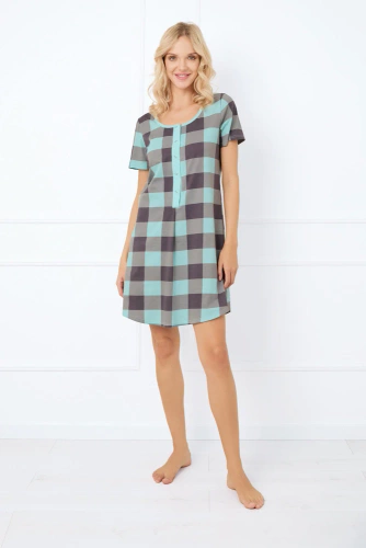 Nočná košeľa Sandra a dojčiace šaty s krátkym rukávom Talianska móda