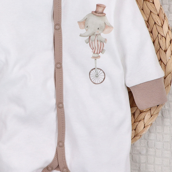 ABN-5586 Circus Baby Pajac Nini - 100% organická bavlna, antialergický, poľská výroba