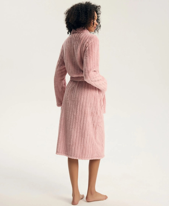 Henderson Greta 45408 Dámsky župan Dusty Rose mäkký s leskom