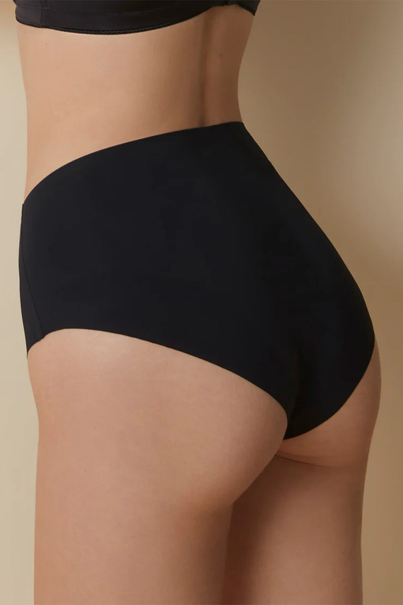 503 Dámske maxi nohavičky Braga Selene čierne - vysoký strih, bez švov, tvarujúce