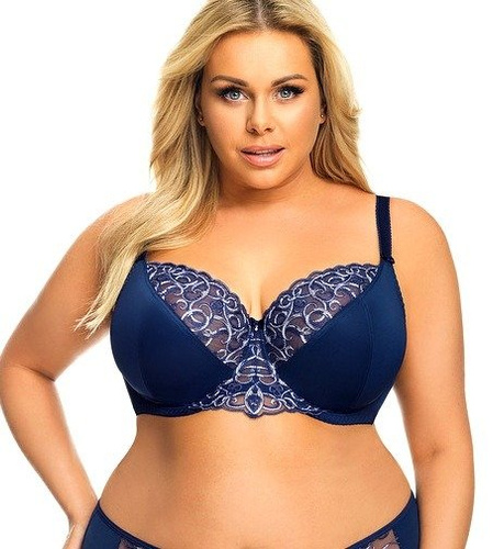 K 560 Monique Gorsenia Soft Bra - námornícka modrá