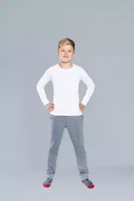 Tomi vesta s dlhým rukávom pre chlapcov Talianska móda - biela