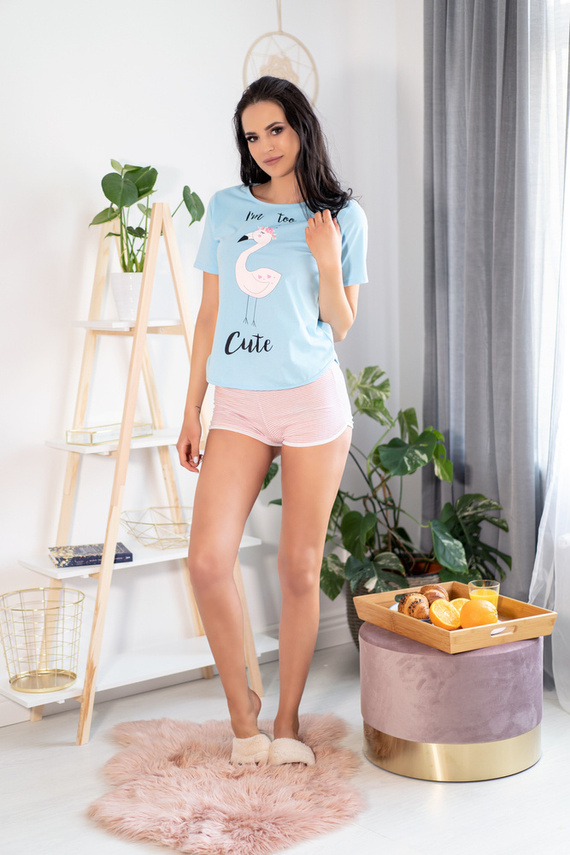 Roztomilé pyžamo Flamant 0304 LivCo Corsetti Fashion Dámske pyžamo