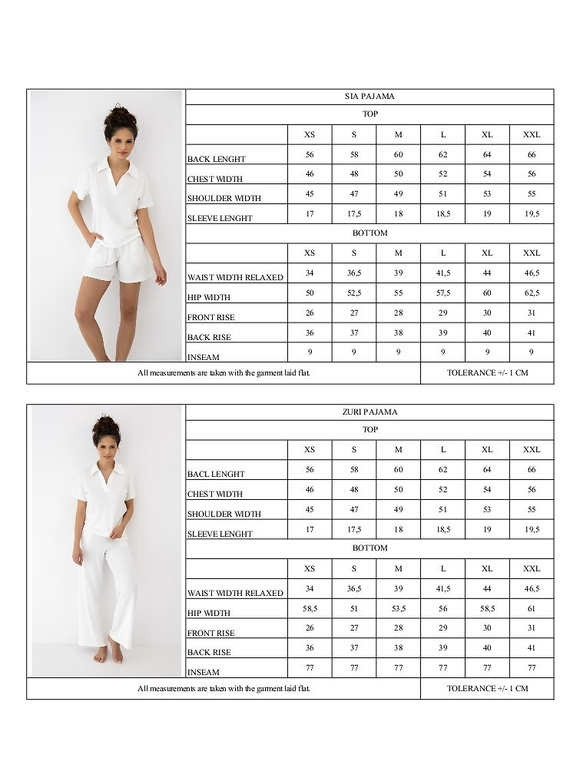 Sensis Sia dámske pyžamo – bavlna a modal, letný set