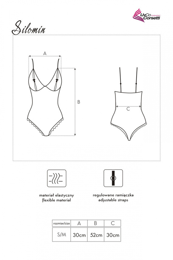 Silomin LC 1401 LivCo Corsetti Fashion súprava spodnej bielizne