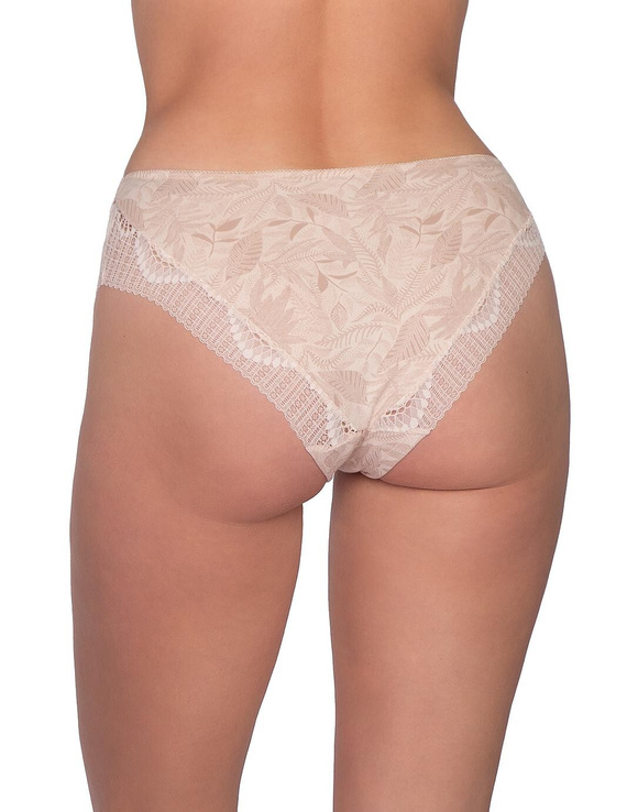 Dámske nohavičky L-1593 BI Lama bavlna čipka 2 ks