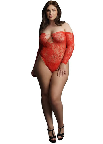 Body DCH004 Le Désir sexi body s kryštálikmi a sieťkou