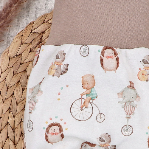 ABN-5590 Detské papučky Circus Nini - 100% organická bavlna, mäkké a antialergické