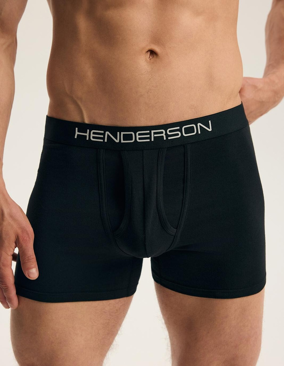 Pánske boxerky Henderson 45473 Fade 2-pak bavlnené so širokou gumou a logom