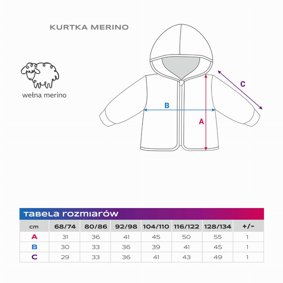 Detská bunda Eevi z merino vlny - béžová, priedušná a mäkká