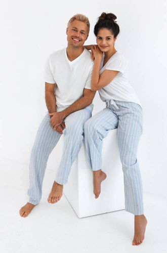 Pánske pyžamo David Sensis - perleťové