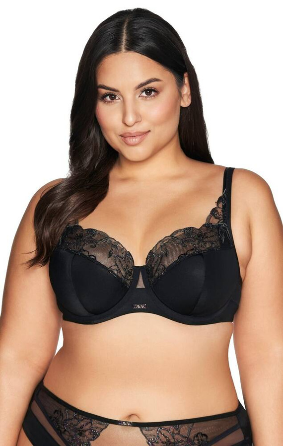 2071 Polovystužená podprsenka Ava čierna