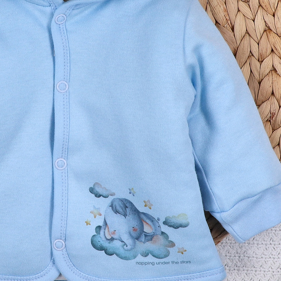 ABN-5616 Detská bunda Little Dreamers Nini z organickej bavlny - organická, bezpečná, teplá