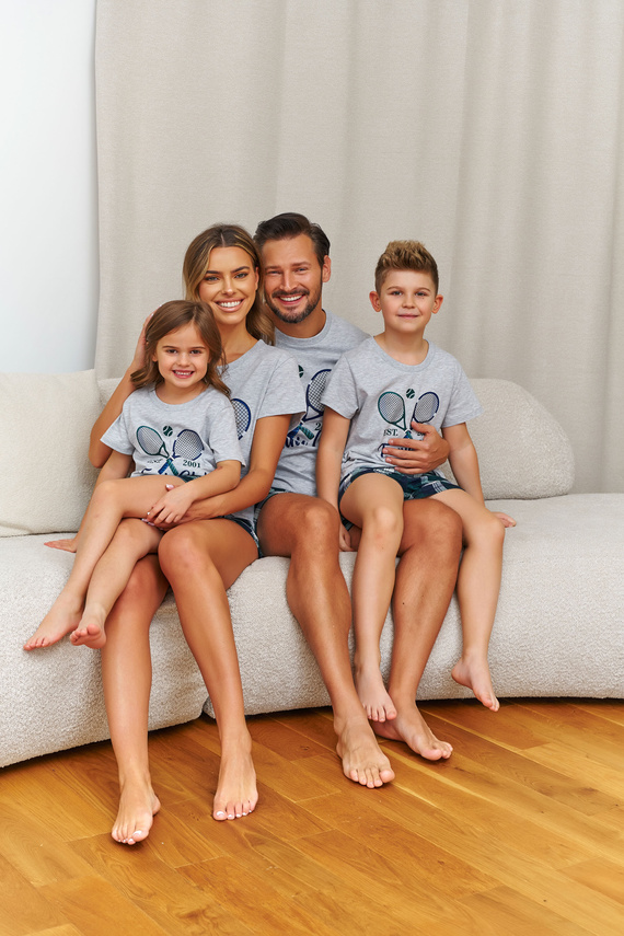 Pánske pyžamo Doctor Nap 7401 Tennis 95% bavlna