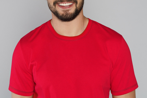 Narwik Pánske pyžamo s krátkym rukávom, dlhé nohavice Talianska móda - červená/potlač