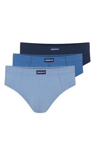 1446 K670 Pánske bavlnené nohavičky Henderson, 3 kusy v škatuli