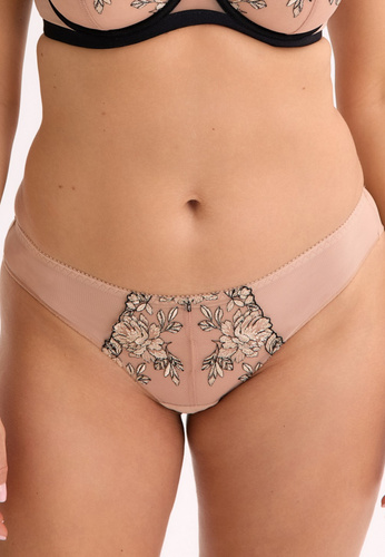 GFP 035 Oksana Dámske tanga nohavičky Gaia beige