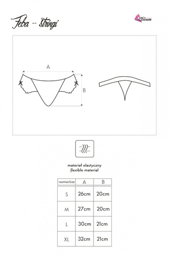 Feba Dámske tangá LivCo Corsetti Fashion