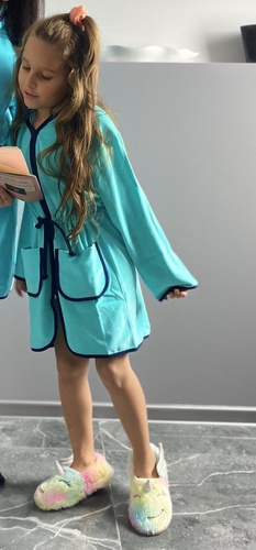 374 / 375 Detský župan Desiree - mätový