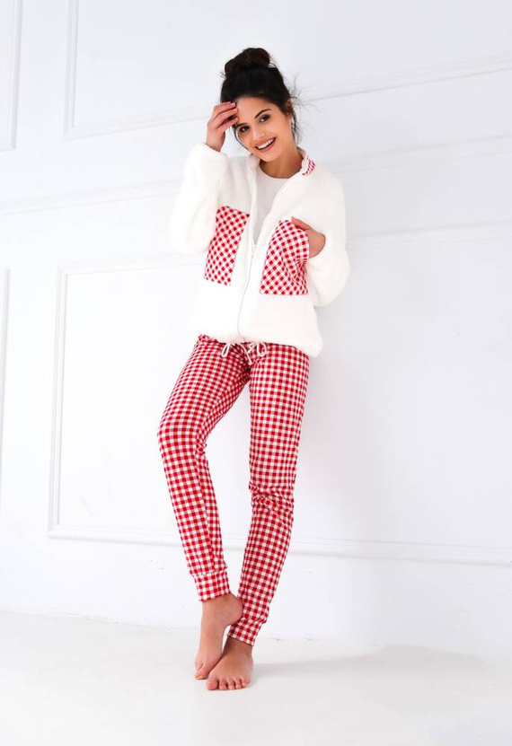 Perfektná blúzka pre ženy Sensis - krémovo-červená