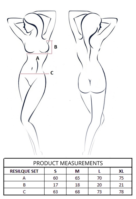 Resilque Set Tomato Red Passion red - elegantný set spodného prádla pre ženy