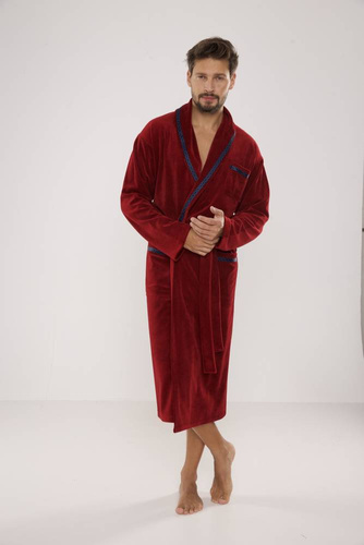 666 Ronaldo pánsky župan De Lafense - bordový