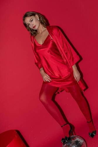 758 Cordelia Dámska košeľa De Lafense - červená