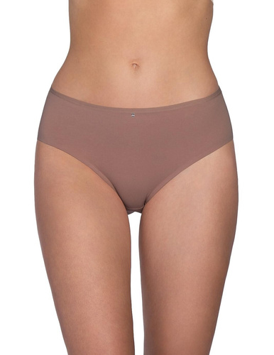 Lama LC-1607 BI Dámske bavlnené bikini nohavičky čierne mocca 2-balenie