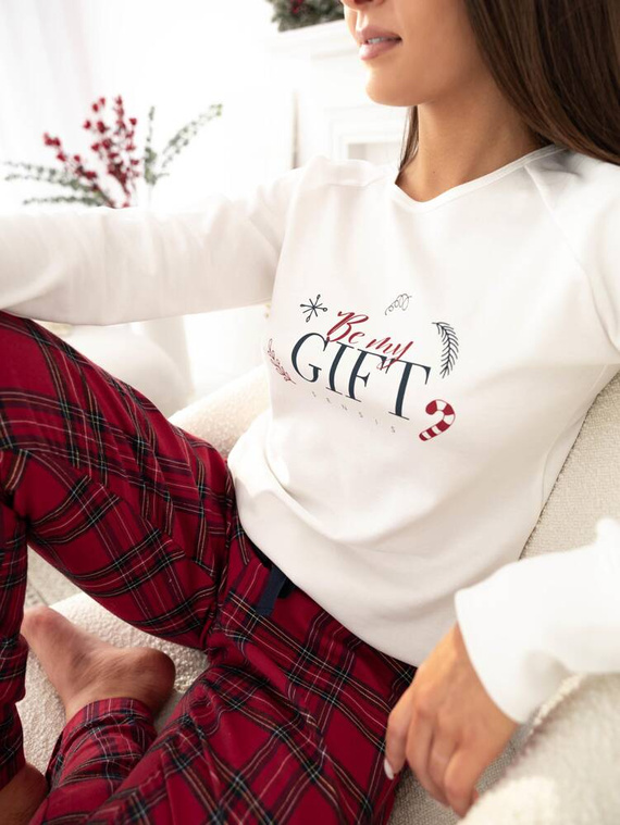 Maribel Interlock dámske pyžamo Sensis - krémové