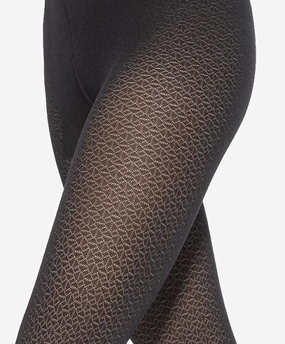 Loretta 159 Gatta dámske pančuchy - vzorované, 50 den, matné - nero