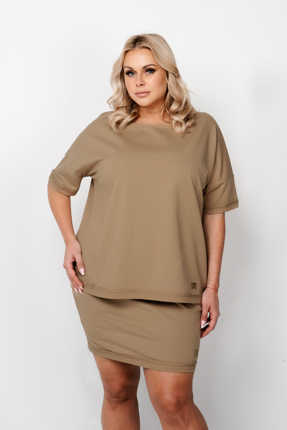 Karina dámska mini sukňa Italian Fashion - ťavia