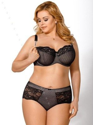 MK09 Liv K Mäkká dojčiaca podprsenka Gorsenia - čierna