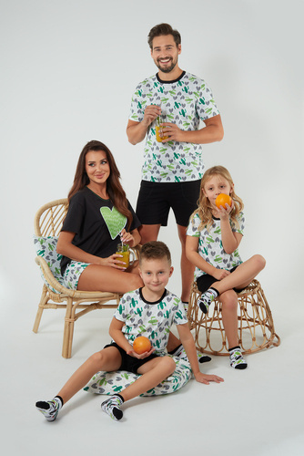 Picos Detské pyžamo Italian Fashion - potlač/čierna