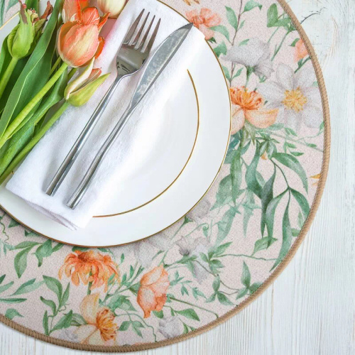 Podložka na stôl Eurofirany elegantná podložka pod taniere glamour Jane green